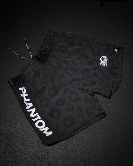 Shorts de MMA Phantom Athletics Fusion – Panther Noir