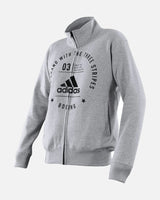 Adidas Trainings-Jacke Community Boxing – Grau/Schwarz
