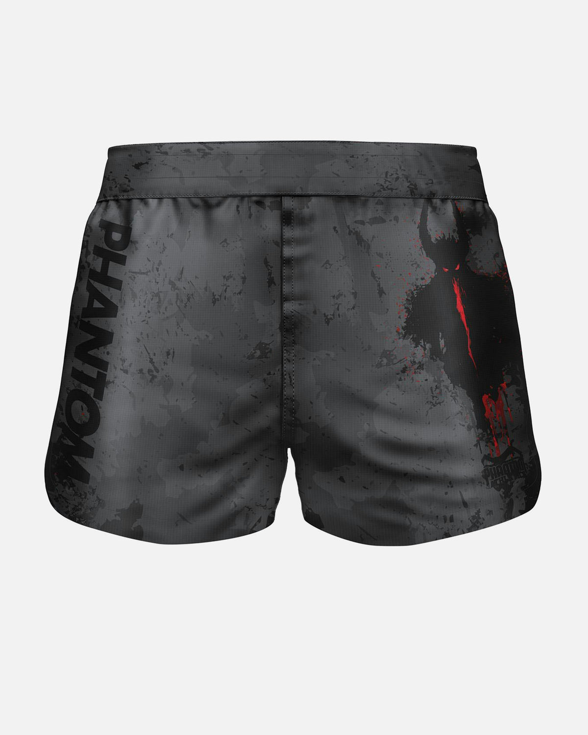 Phantom Athletics MMA Shorts FUSION-R - Zwart/Grijs