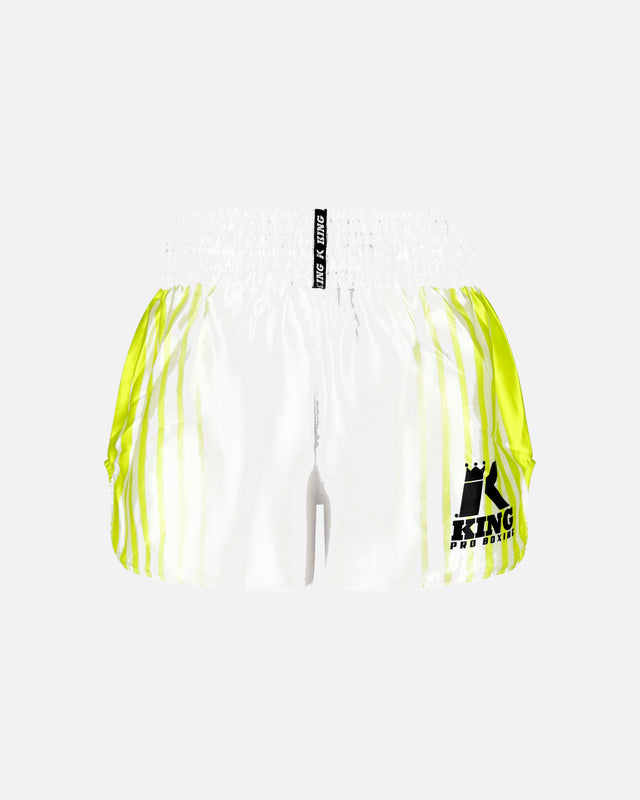 King Pro Boxing Muay-Thai-Shorts Bloodline – Weiß