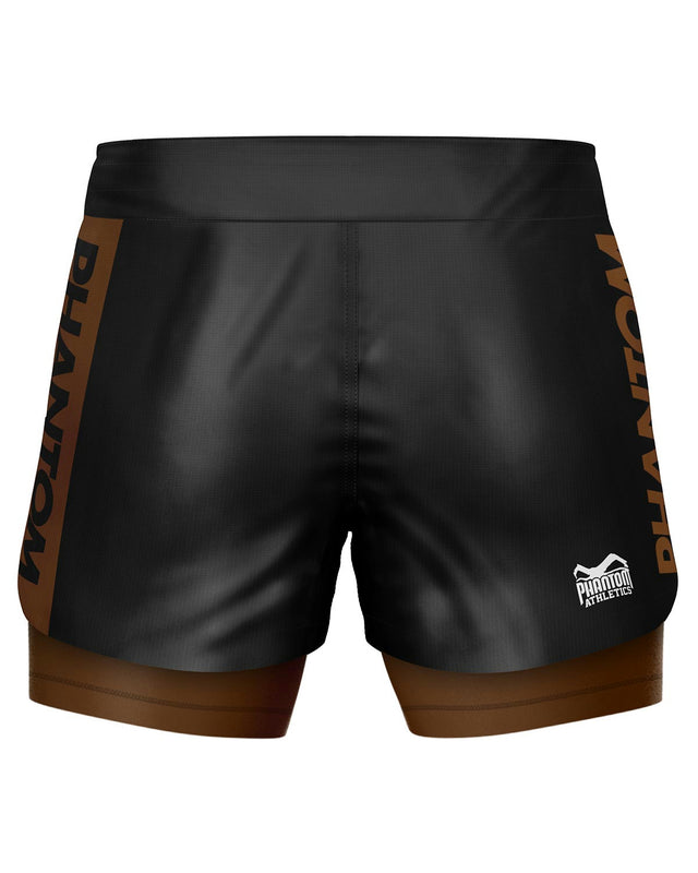 Phantom Athletics Compressie Shorts Fusion-R 2in1 Ranked - Bruin