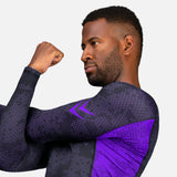 Hayabusa Rashguard Ranked Lange Mouwen - Paars
