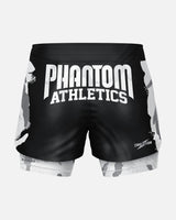 Pantaloncini MMA Phantom Athletics Fusion 2in1 – Verde/Nero