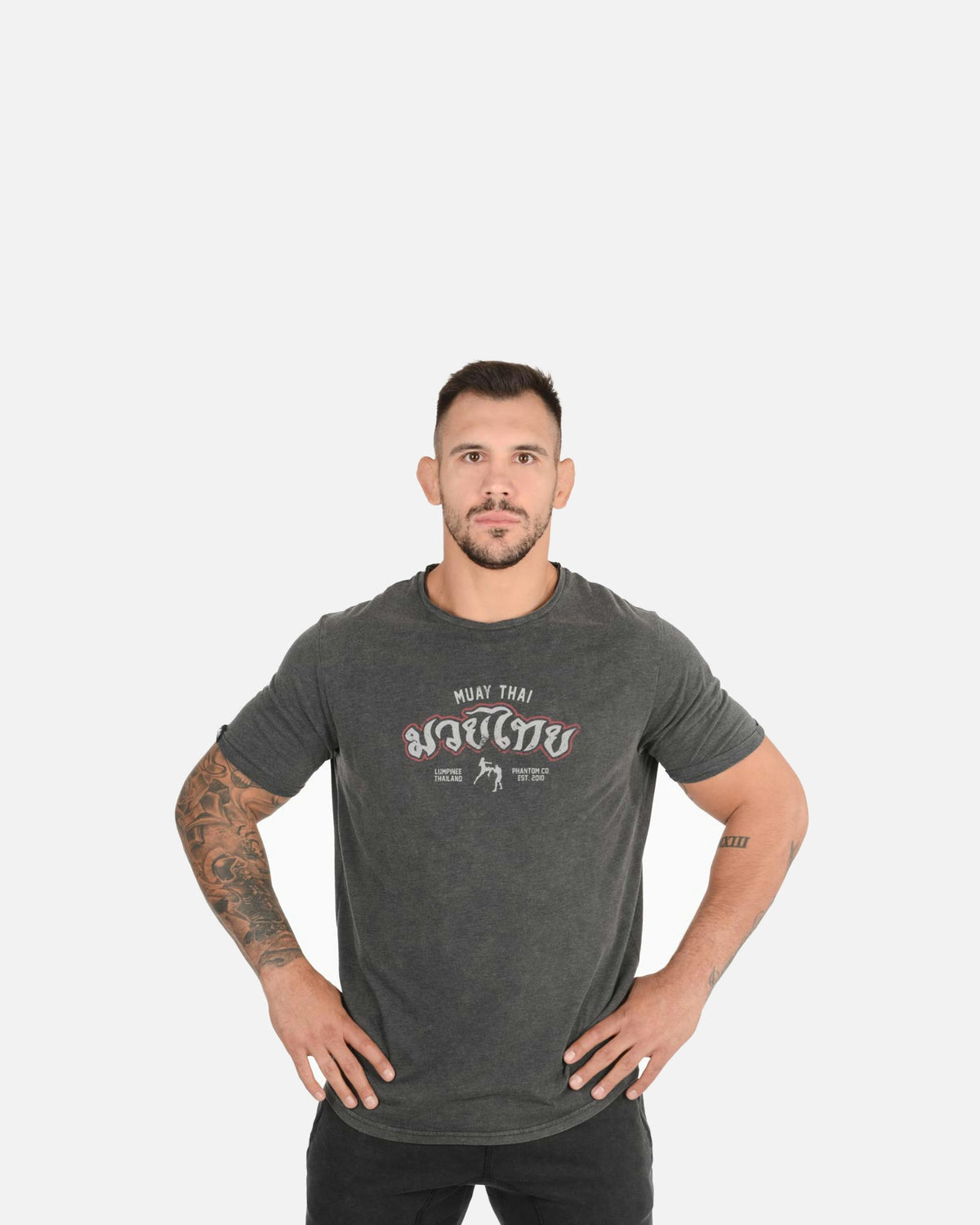 Phantom Athletics T-Shirt Muay Thai - Grijs