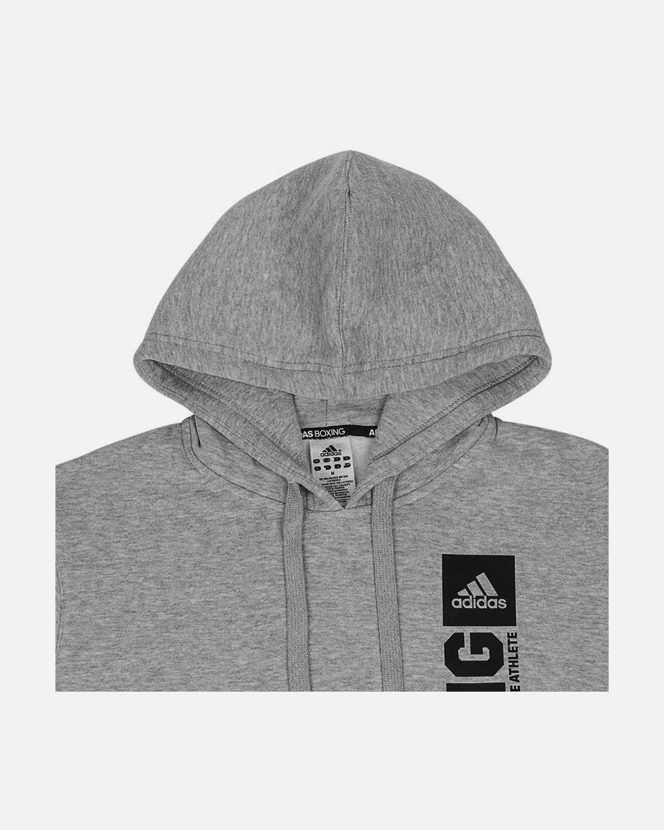 Adidas Hoodie Community Vertical Boxing – Grau/Schwarz