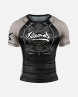 8 WEAPONS Rashguard 8 Ways Yant 2.0 - Zwart/Zand