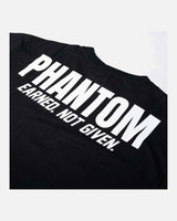 Phantom Athletics T-Shirt Earned - Zwart