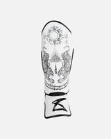 8 WEAPONS Scheenbeschermers Sak Yant Tigers - Wit/Zwart