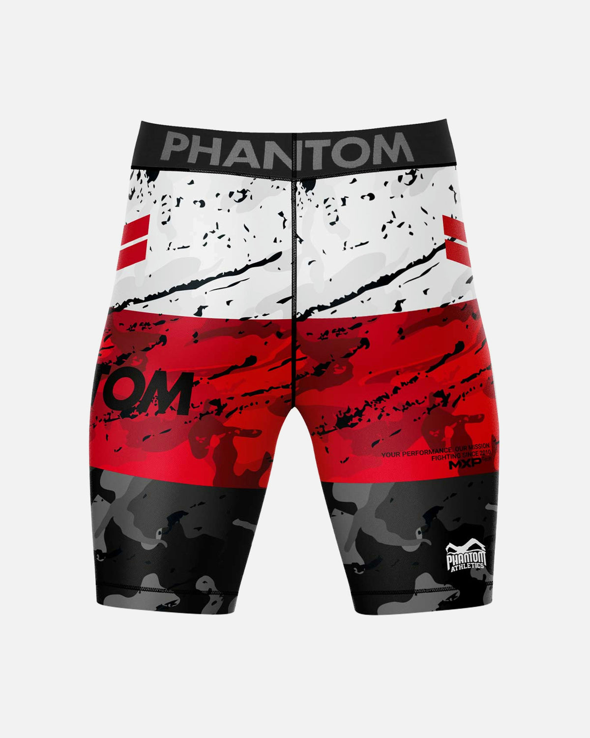 Phantom Athletics Compressie Shorts Vector Delta - Rood