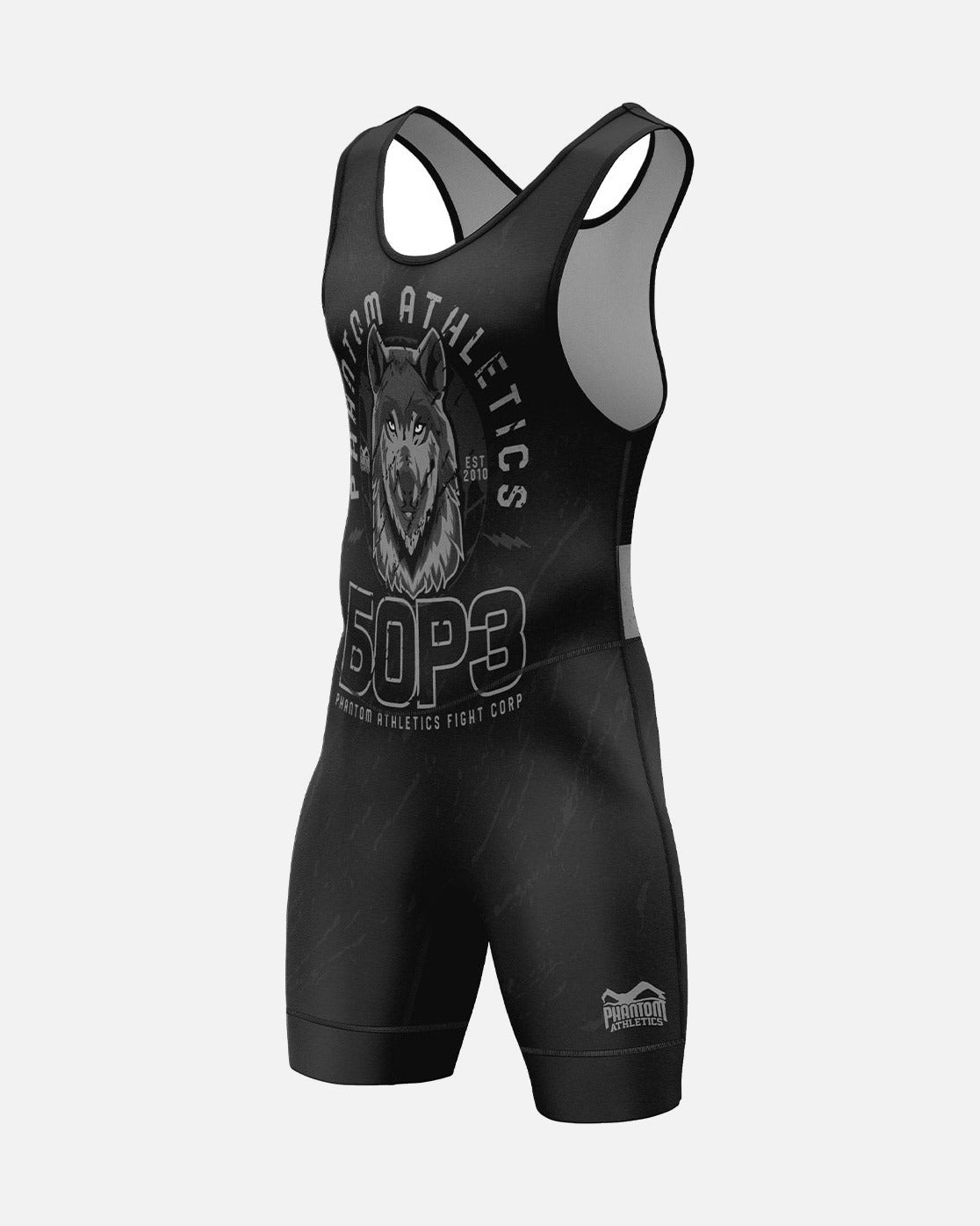 Phantom Athletics Worstelsinglet EVO - Zwart