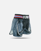 King Pro Boxing Muay Thai Shorts Flag - Zwart