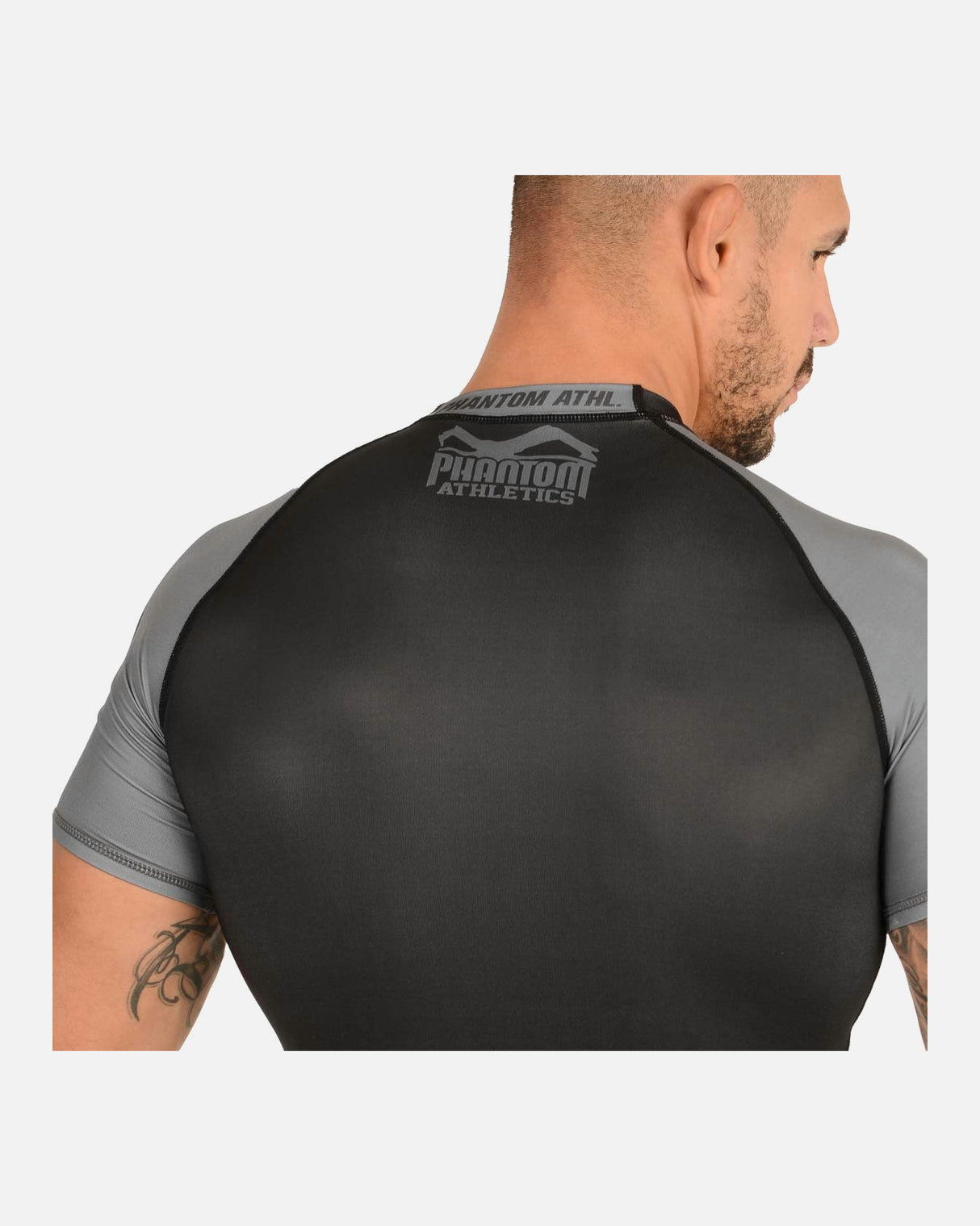 Phantom Athletics Rashguard Supporter - Zwart/Grijs