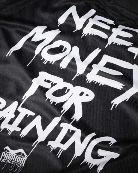 T-shirt de treino Phantom Athletics EVO Need Money For Training – Preto