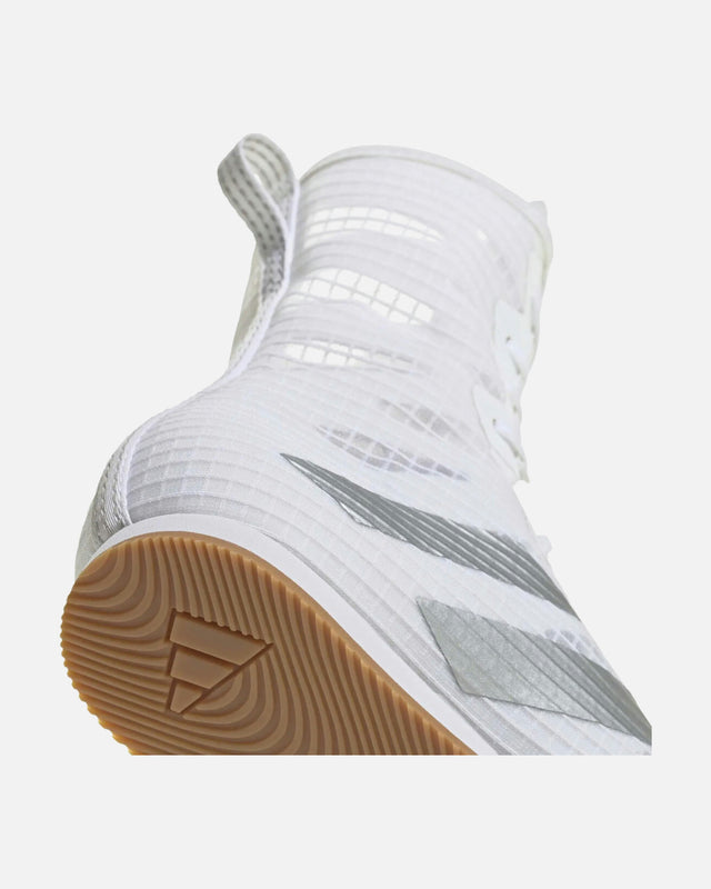 Scarpe da boxe Adidas Box Hog 4 – Bianco/Argento