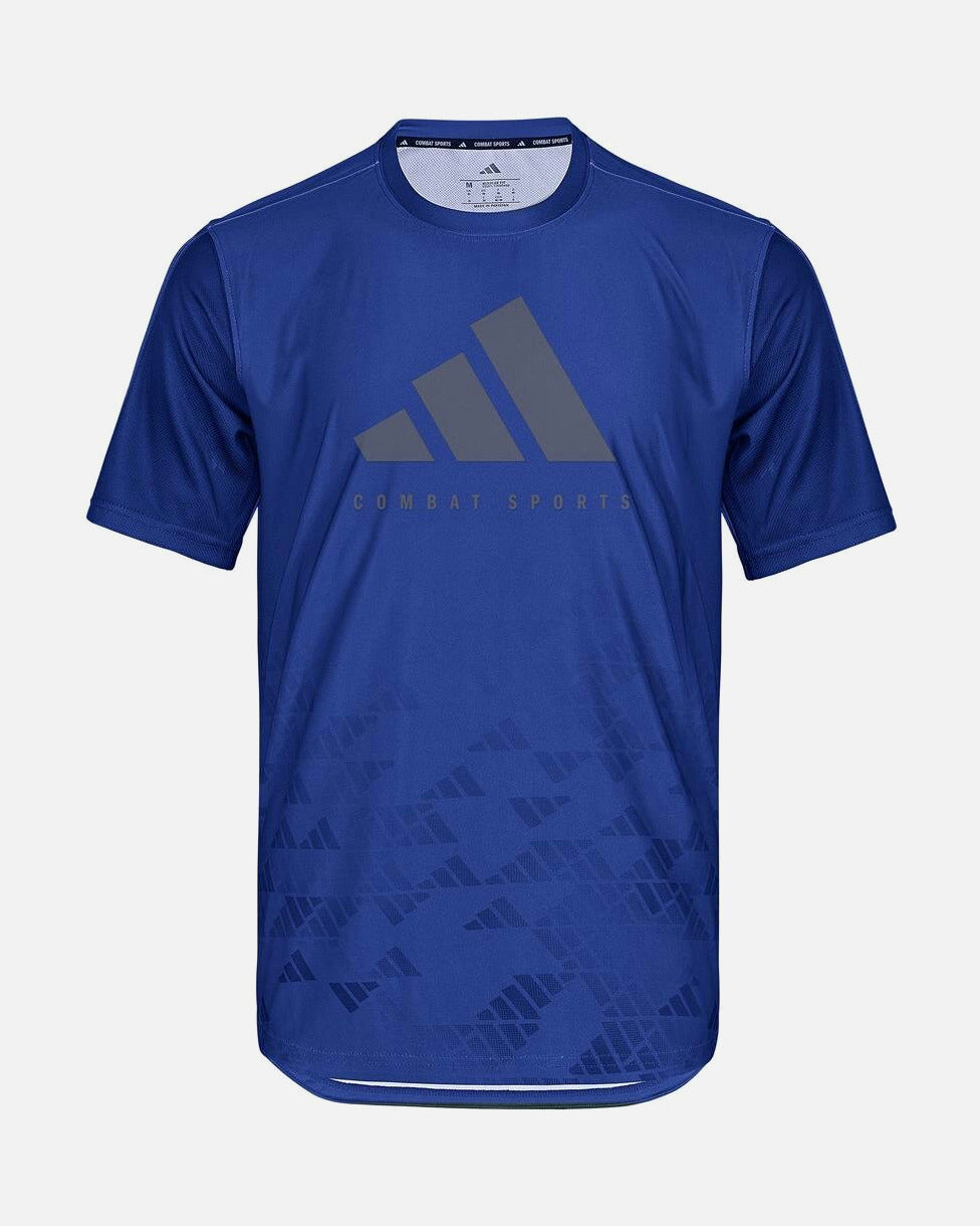 Camiseta Adidas Tech Line – Azul oscuro/Azul