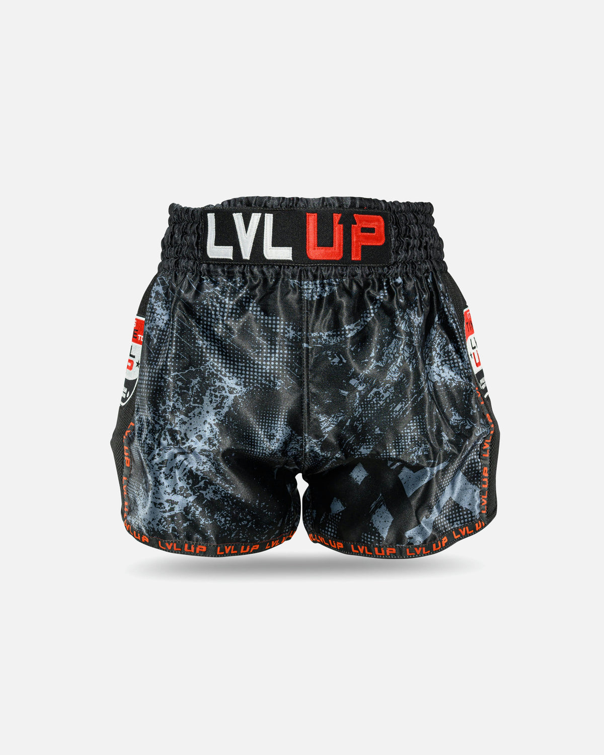 LVL UP Muay Thai Shorts TKO - Zwart