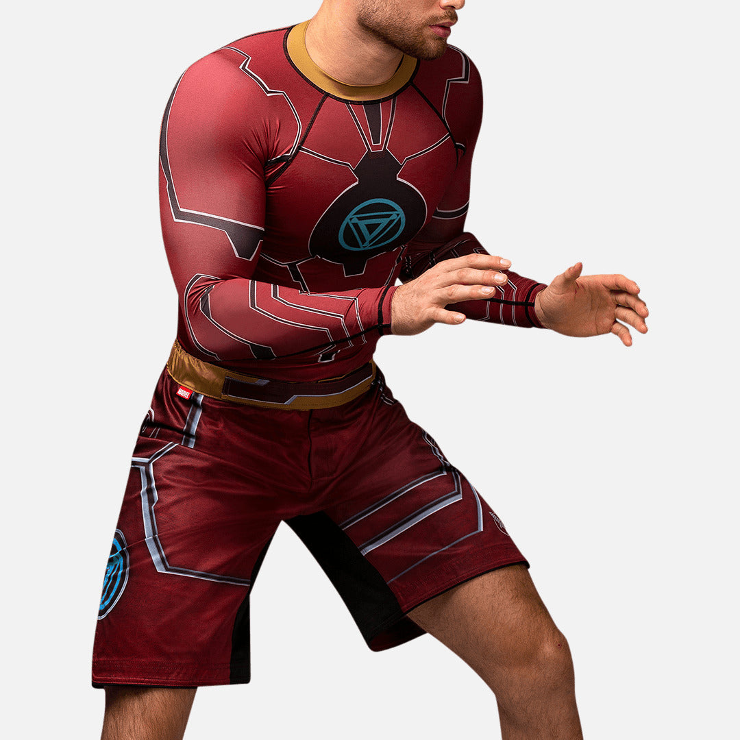 Marvel MMA Shorts Iron Man - Rood