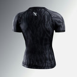 Hayabusa Rashguard Apex Vantage Korte Mouwen Dames - Zwart
