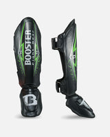 Booster Scheenbeschermers Warrior Series - Zwart
