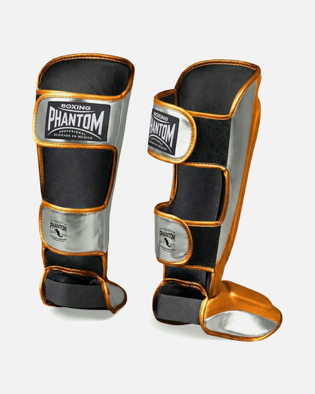 Caneleiras Phantom Athletics Mexico – Laranja/Prateado