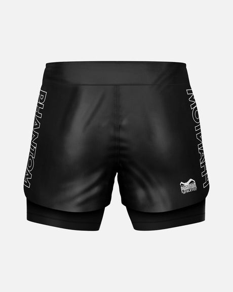 Phantom Athletics Compression shorts & spats Fusion-R 2in1 Ranked – Black