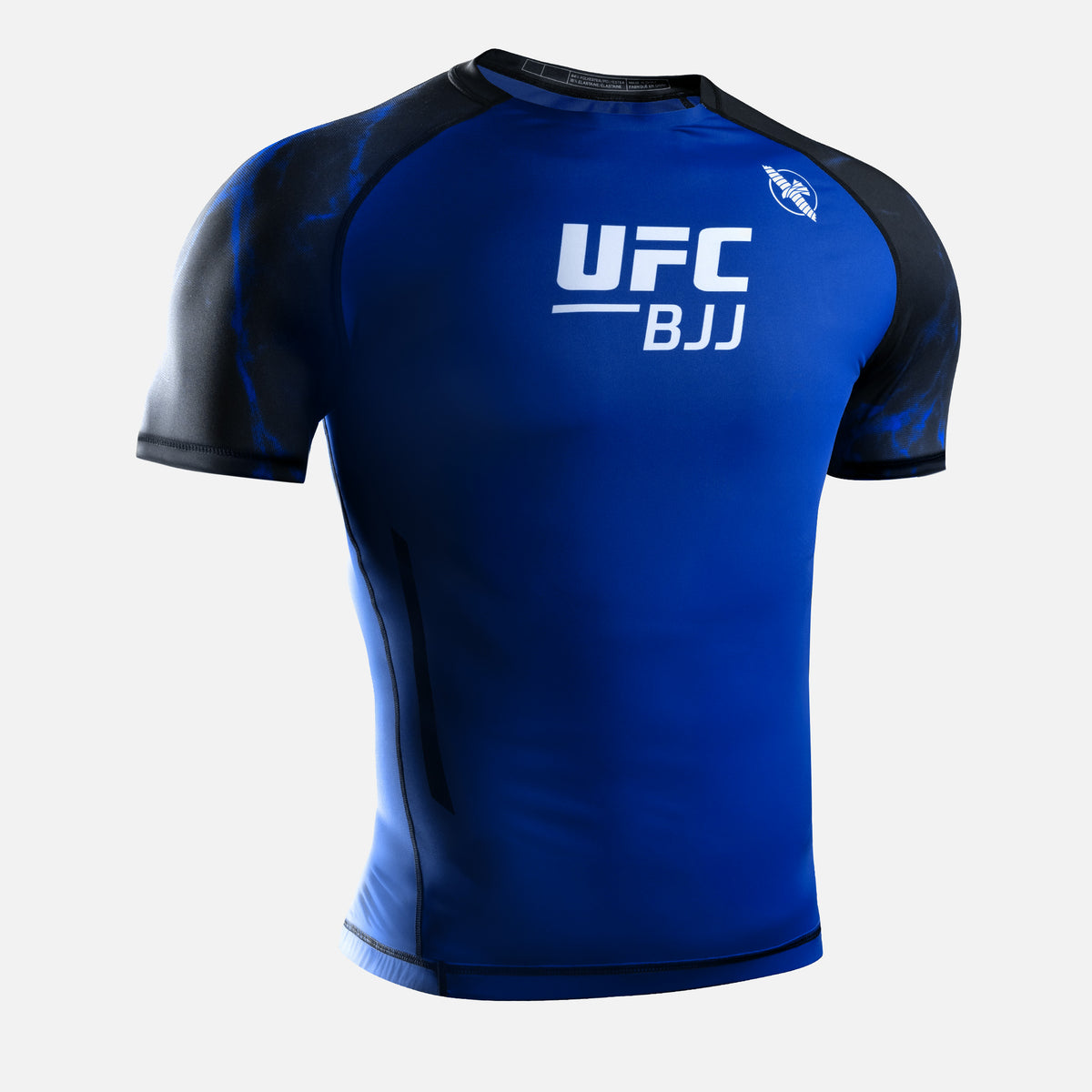 Hayabusa x UFC BJJ Rashguard Korte Mouwen - Zwart/Blauw