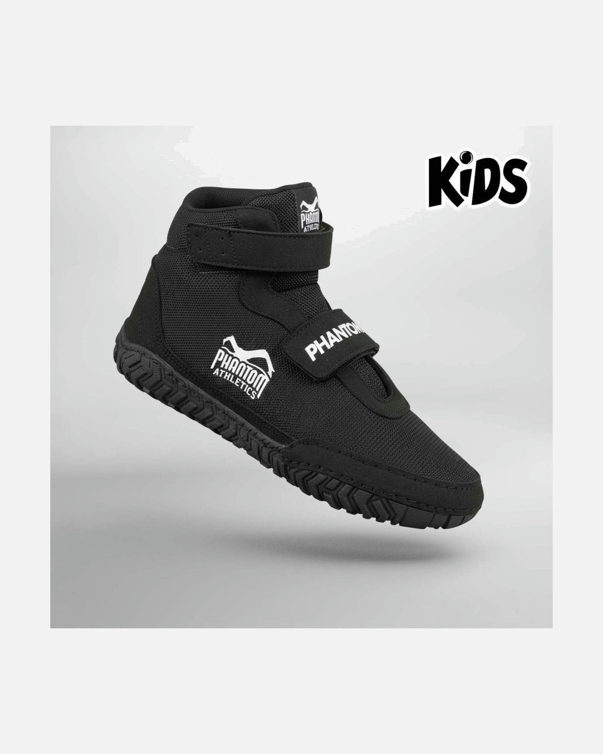 Buty zapaśnicze Phantom Athletics Rookie Dziecięce – Czarne