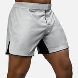 Hayabusa MMA Shorts Hex Mid-Thigh - Wit