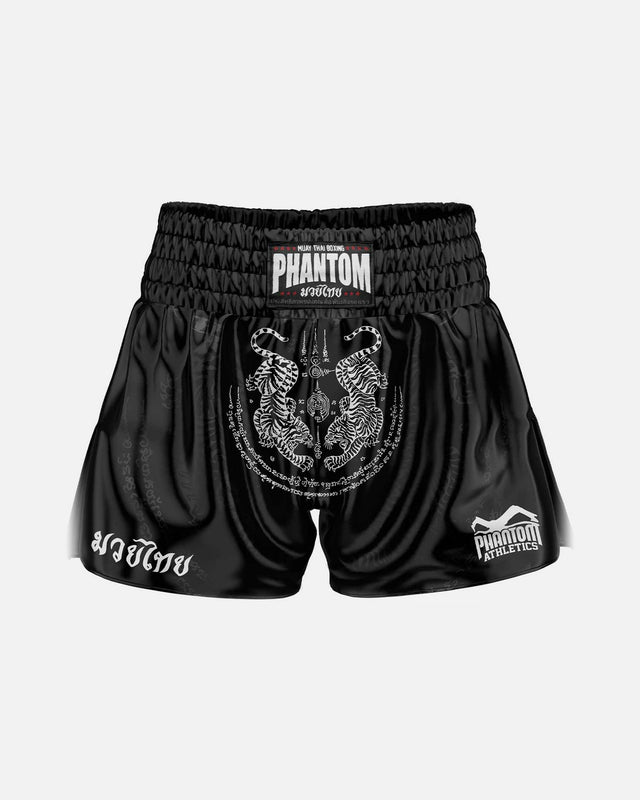 Phantom Athletics Muay-Thai-Shorts Sak Yant – Schwarz