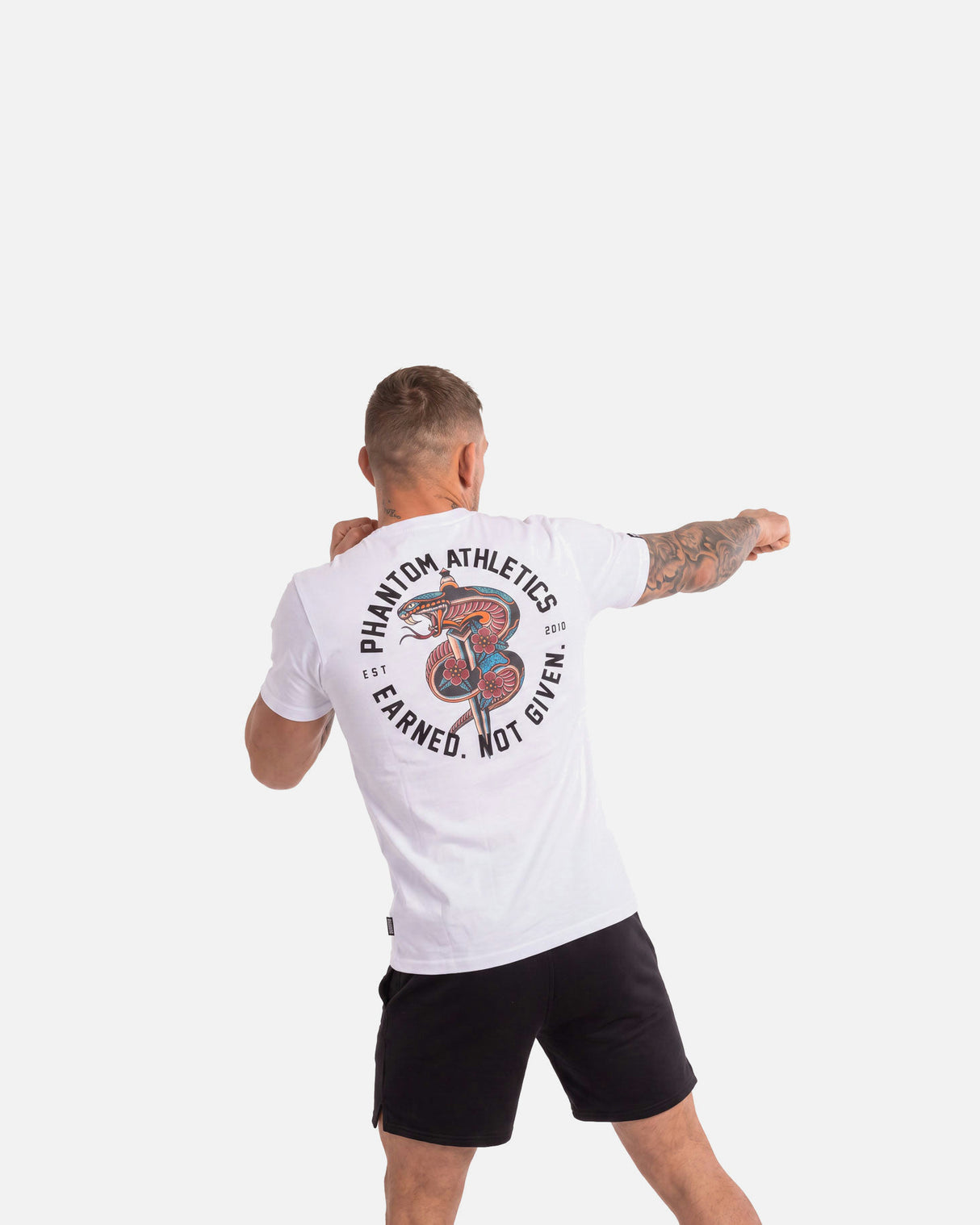 Phantom Athletics T-Shirt Serpent - Wit