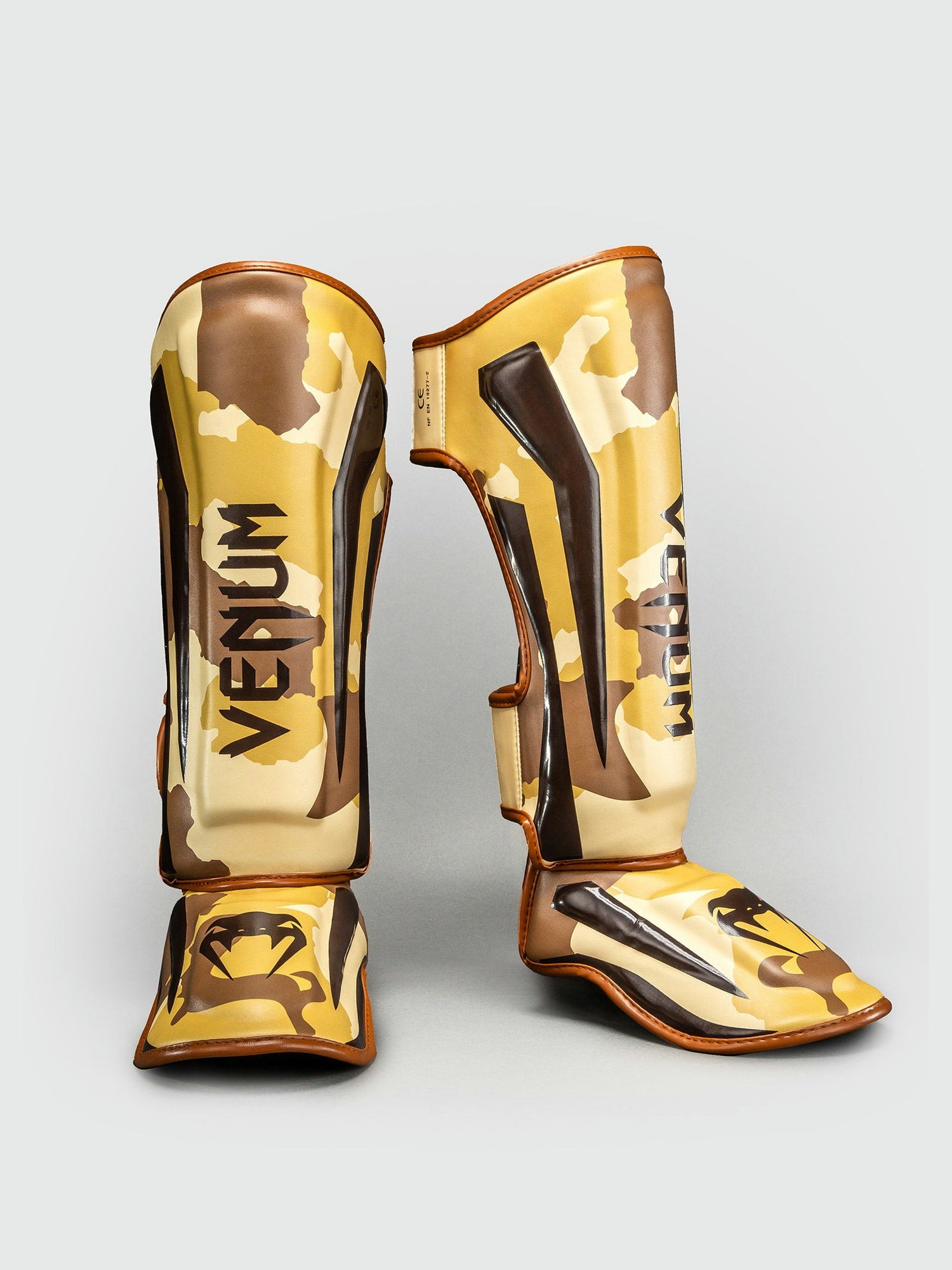 Venum Scheenbeschermers Elite - Beige/Bruin