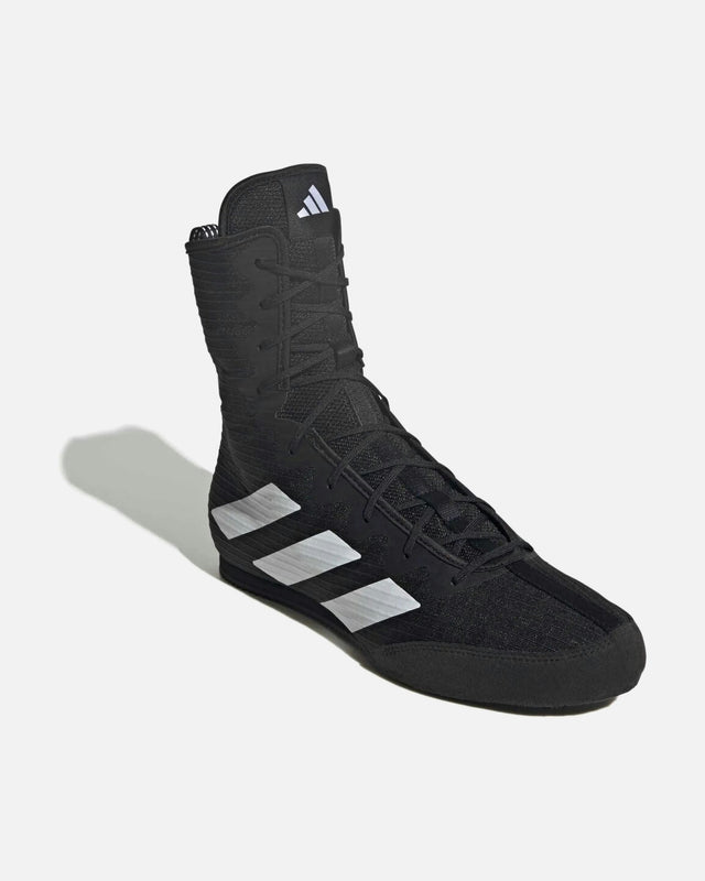 Chaussures de boxe Adidas Box Hog 4 – Noir/Blanc