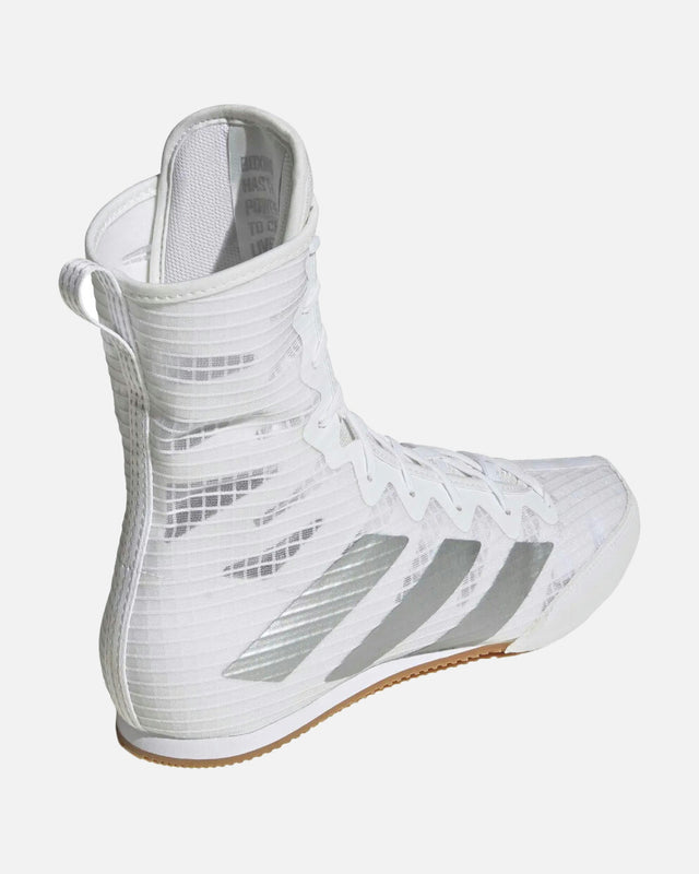 Scarpe da boxe Adidas Box Hog 4 – Bianco/Argento