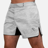 Hayabusa MMA Shorts Hex Mid-Thigh - Wit