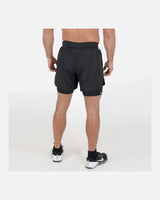 Phantom Athletics Compressie Shorts Laser 2in1 - Zwart