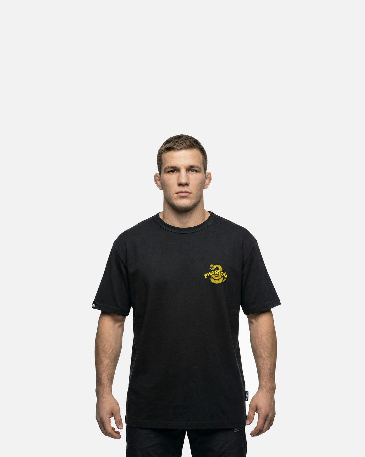Phantom Athletics T-Shirt DON'T TREAD ON ME - Zwart/Geel