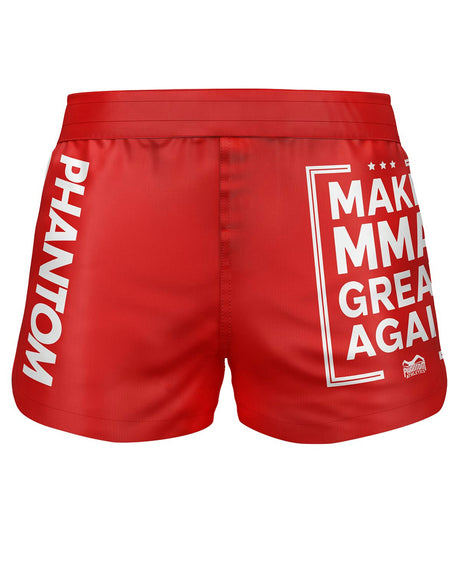 Phantom Athletics MMA Shorts Fusion-R Make MMA Great Again - Rood