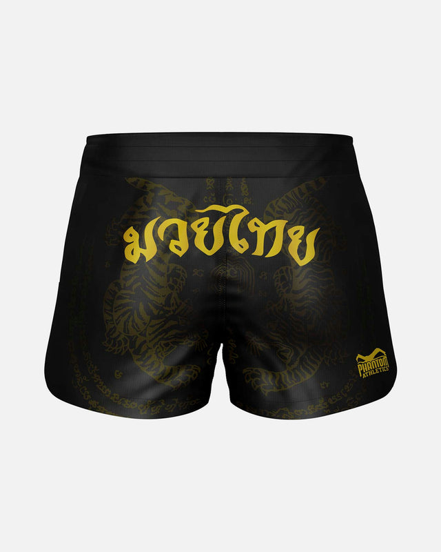 Phantom Athletics Muay Thai Shorts Fusion - Zwart/Goud