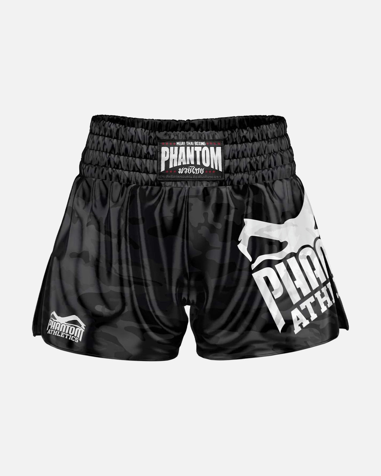 Phantom Athletics Muay Thai Shorts Camo – Black