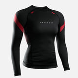 Hayabusa Rashguard Pro Ranked Lange Mouwen Dames - Zwart