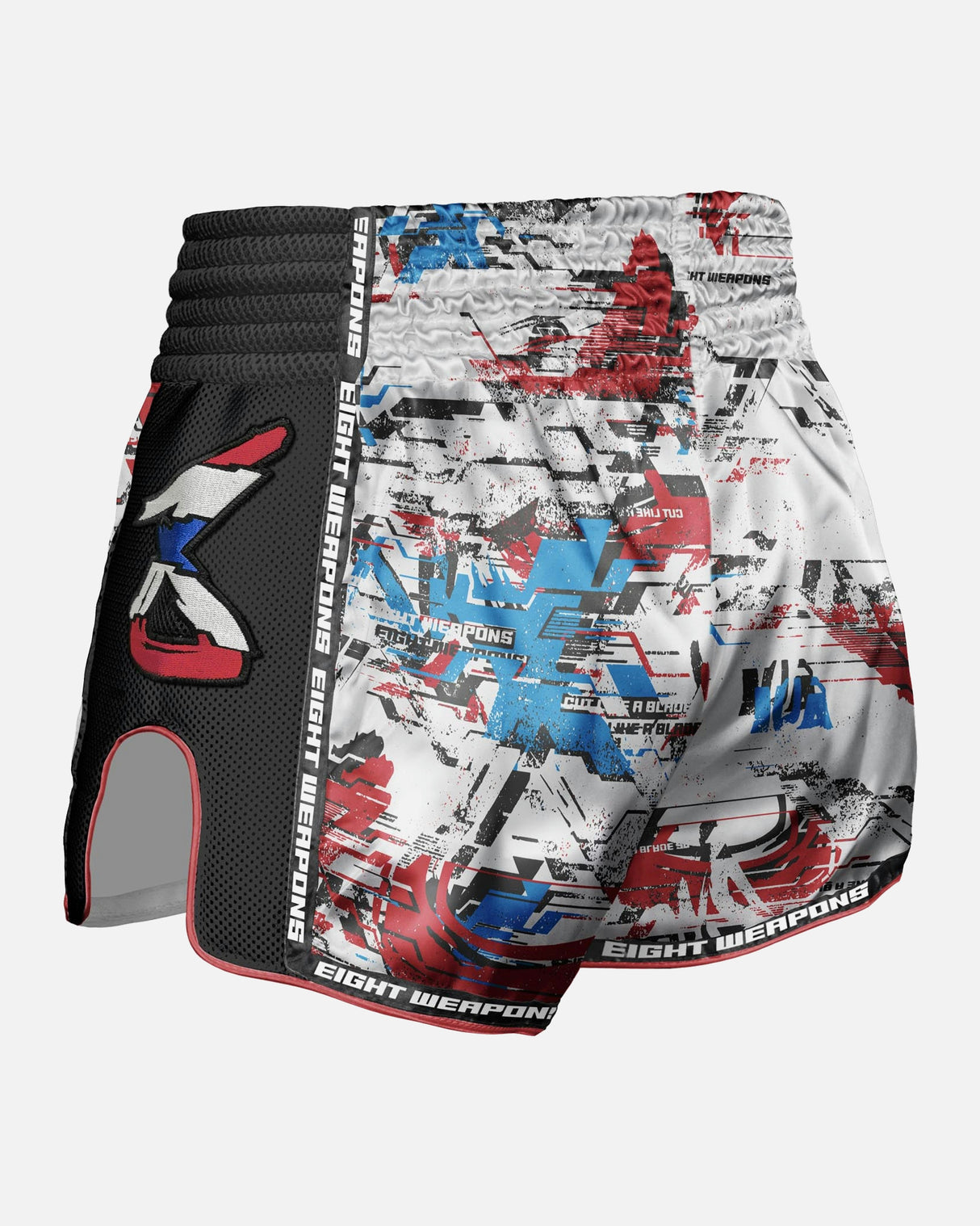 8 WEAPONS Muay Thai Shorts Cut Like A Blade 2.0 - Wit