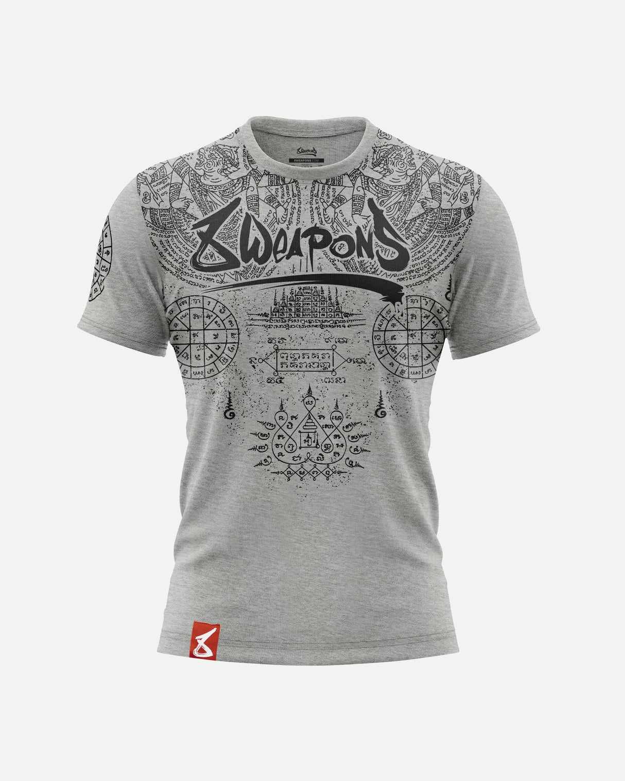 8 WEAPONS T-Shirt Yantra - Grijs