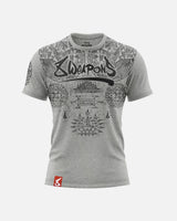 8 WEAPONS T-Shirt Yantra - Grijs