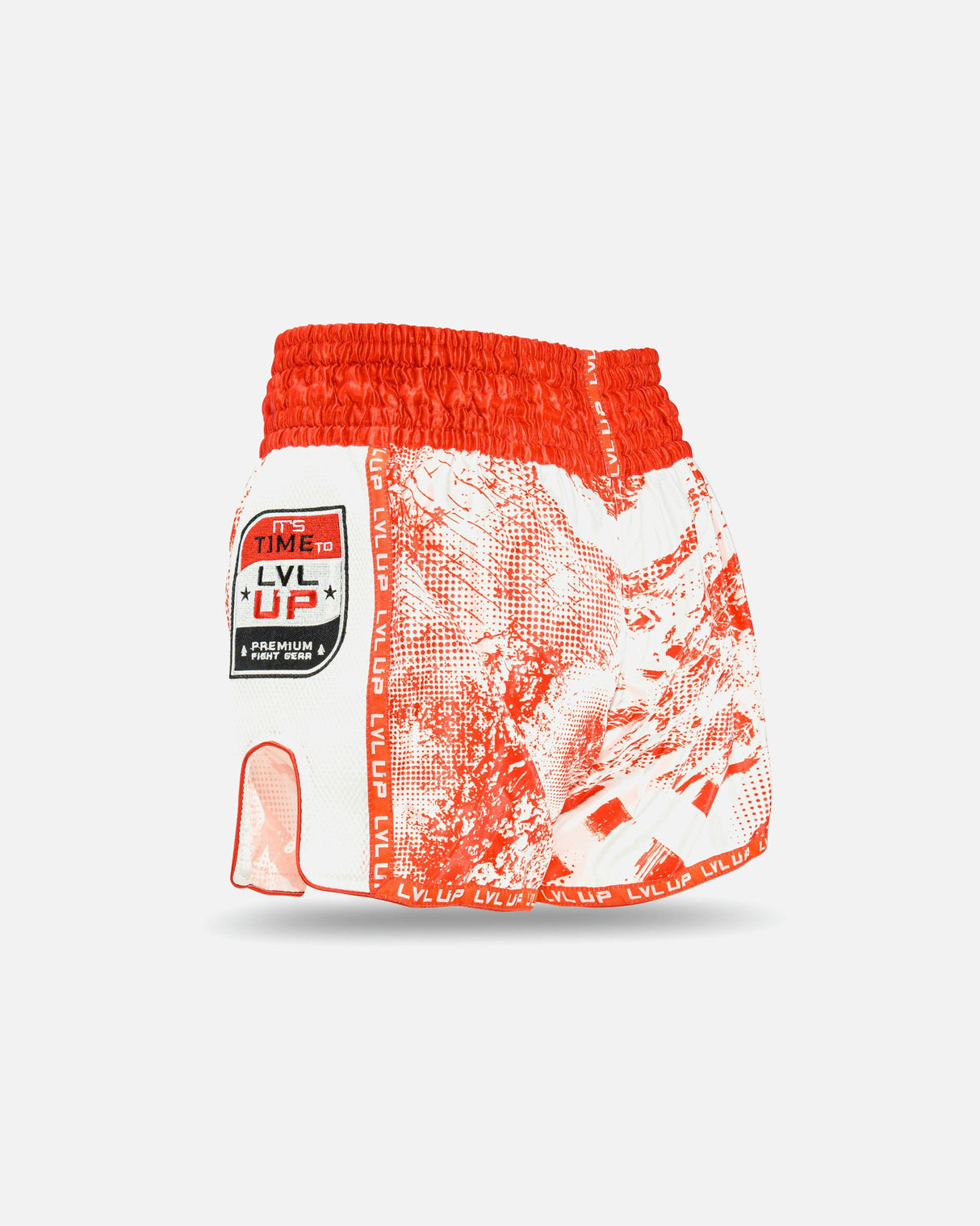 LVL UP Muay Thai Shorts Stadium - Rood