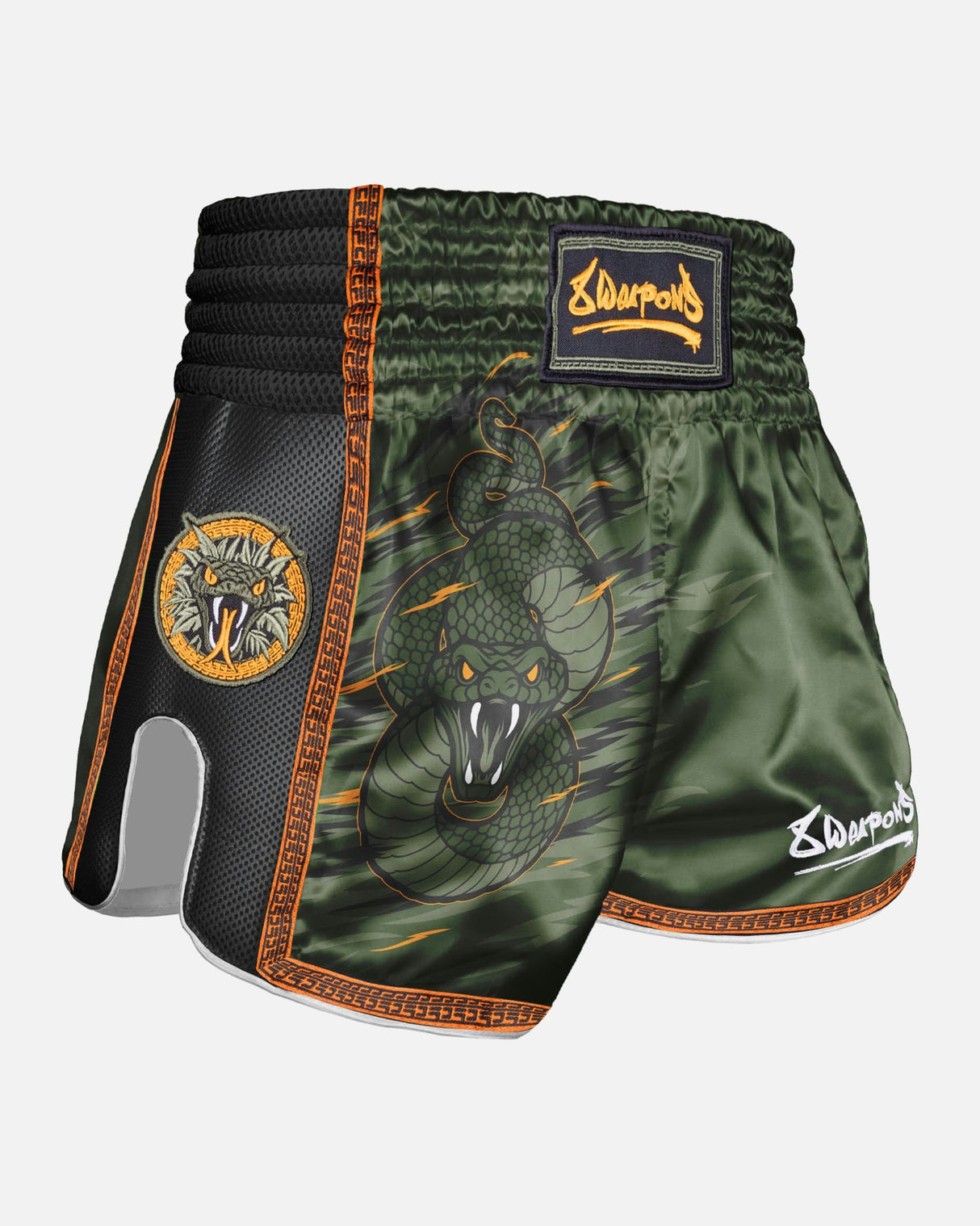8 WEAPONS Muay Thai shorts Beastial Viper - Kaki
