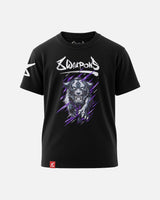 8 WEAPONS T-Shirt Beastial Panther - Zwart/Paars