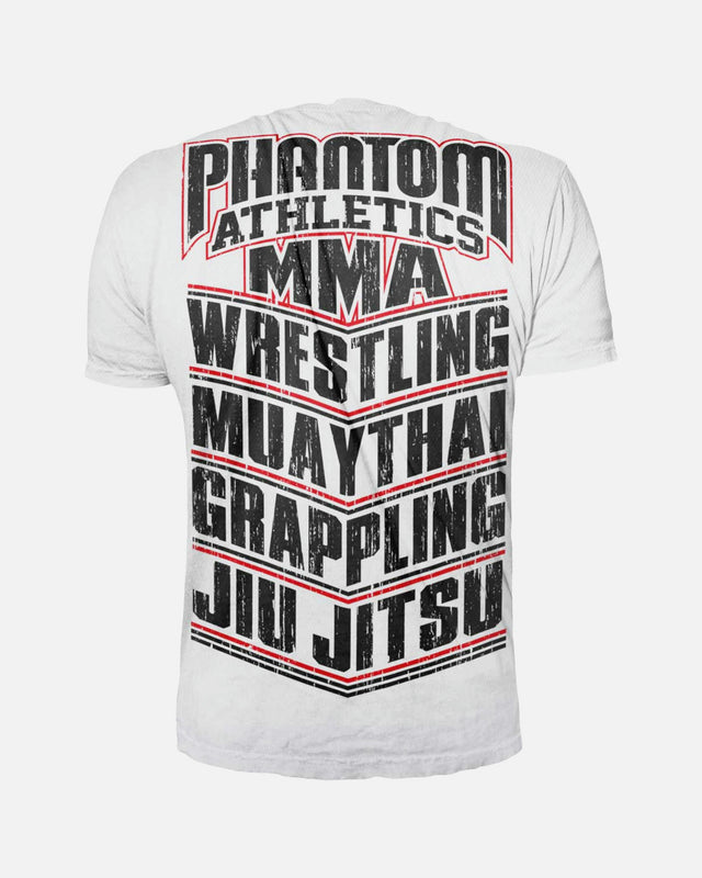 Phantom Athletics T-Shirt EVO MMA Sports - Wit