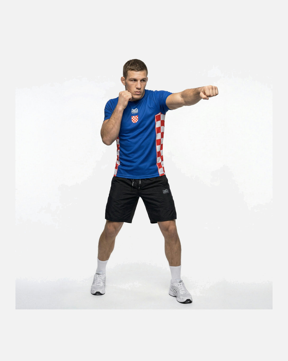 Phantom Athletics T-Shirt EVO+ Team Croatia - Blauw