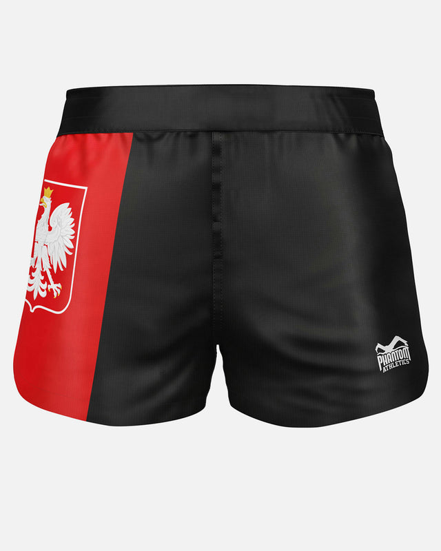 Pantalones de MMA Phantom Athletics FUSION-R Team Poland – Negro/Rojo/Blanco