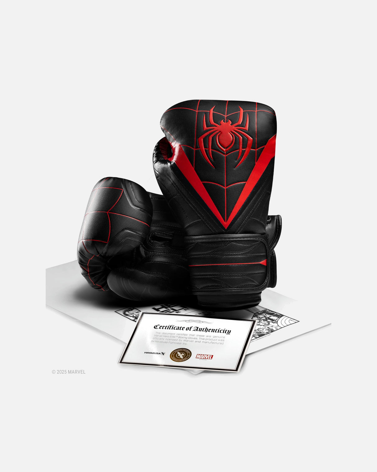 Hayabusa x Marvel Bokshandschoenen Miles Morales - Zwart/Rood